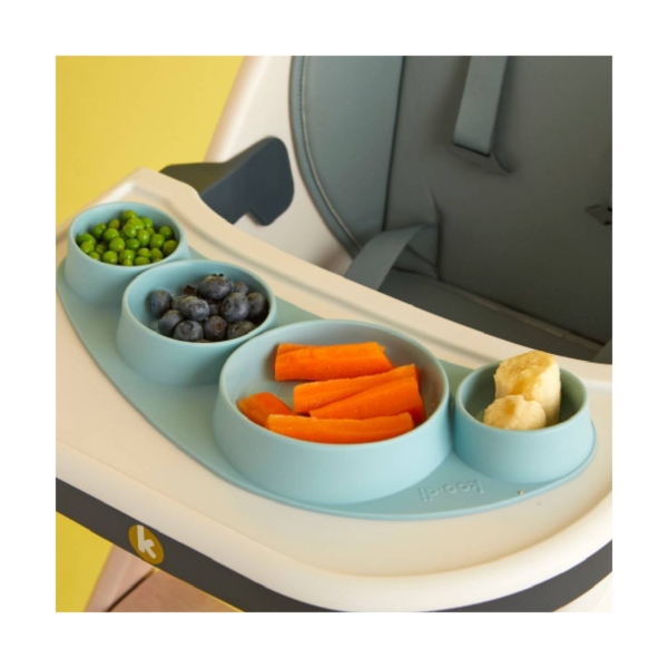 Koo-di Tiny Tapas Silicone Feeding Placemat-Spring Water