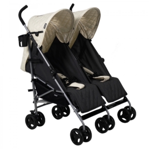 My Babiie MB11 Cream Melange Double Stroller (MB11CM)