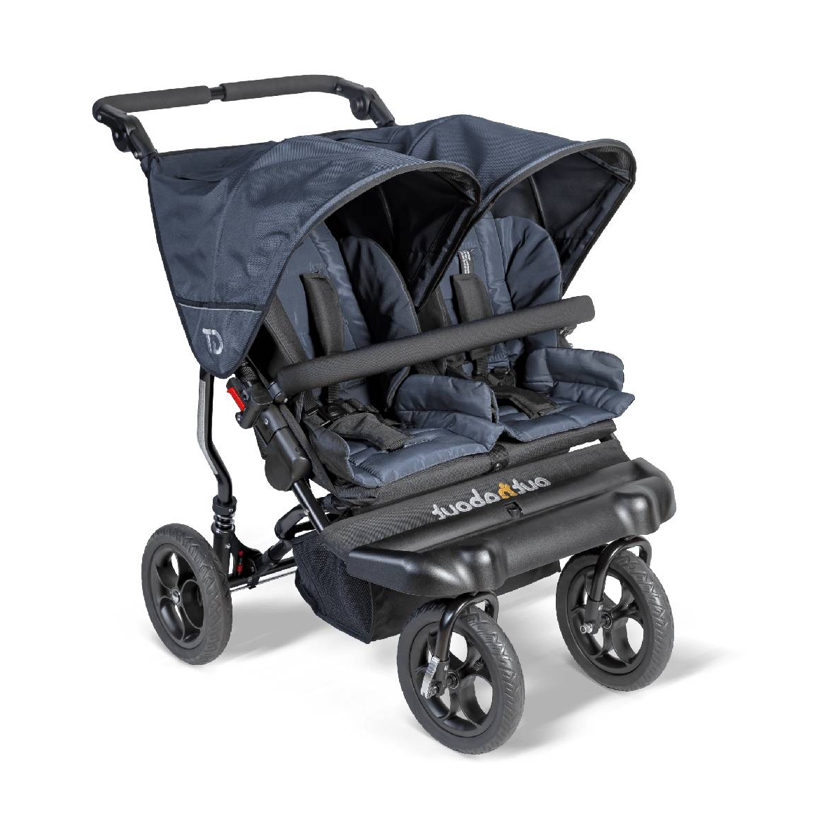 Out 'n' About GT Double Stroller-Royal Navy