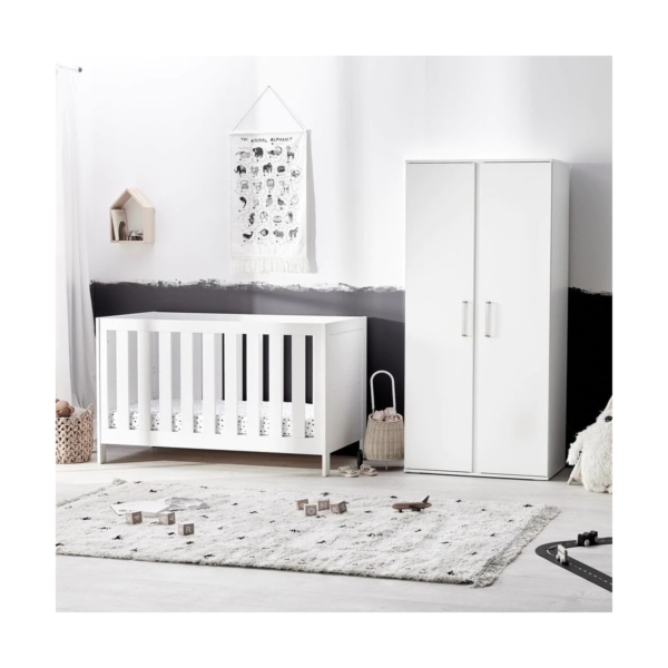 Silver Cross Finchley 2 Piece Room Set-White