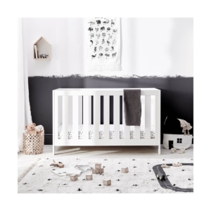 Silver Cross Finchley Cot Bed-White