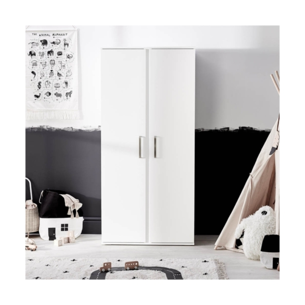 Silver Cross Finchley Wardrobe-White