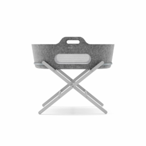 SnuzBaskit Moses Basket & Stand Bundle - Dark Grey/Dove Grey