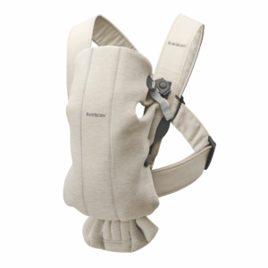 BABYBJÖRN Mini Baby 3D Jersey Carrier-Light Beige (New 2022)