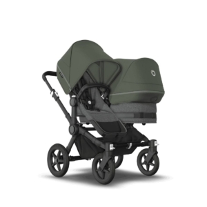 Bugaboo Donkey 5 Duo Styled By You Pushchair-Black/Grey Melange/