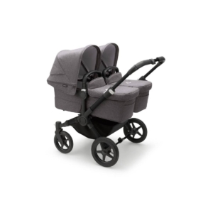 Bugaboo Donkey 5 Twin Styled By You Pushchair-Black/Grey Melange