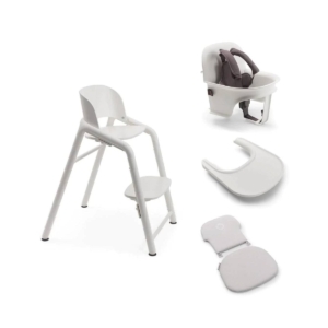 Bugaboo Giraffe Highchair & Complete Baby Set - White/White