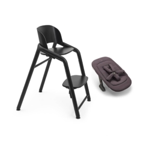 Bugaboo Giraffe Highchair & Giraffe Newborn Set Black/Tornado Gr