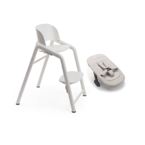 Bugaboo Giraffe Highchair & Newborn Set-White/Polar White