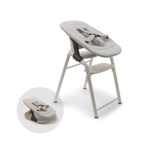 Bugaboo Giraffe Highchair & Rocker with Newborn Set-White & Pola