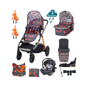 Cosatto Wow XL (Acorn) Everything Bundle-Charcoal Mister Fox