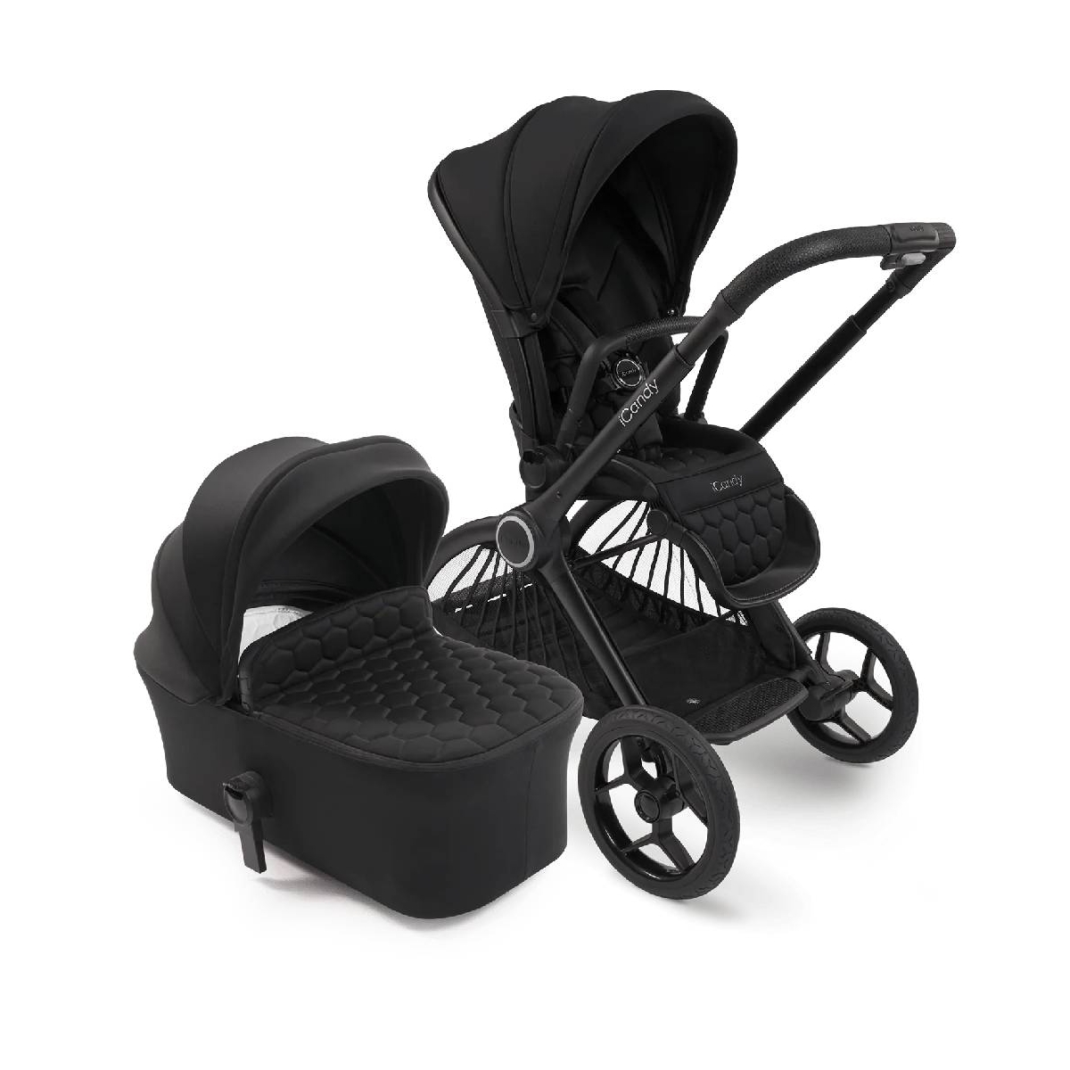 iCandy Core Combo 2-in-1 Pram System Bundle-Black