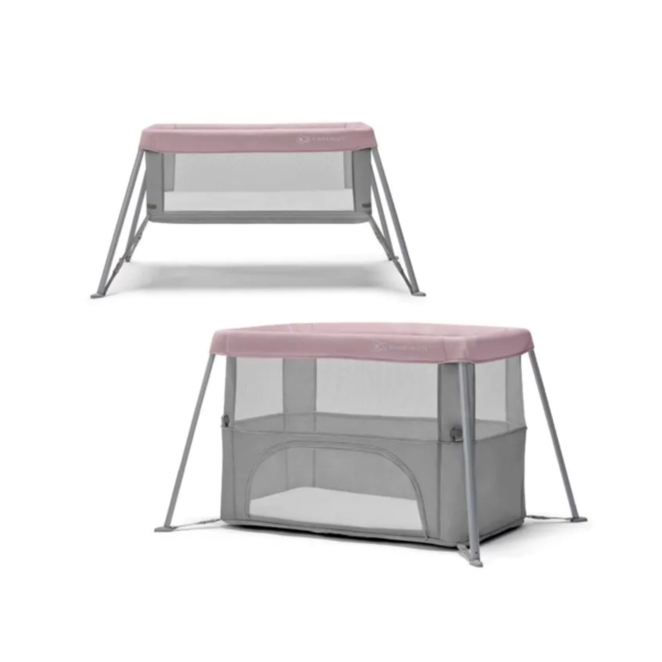 Kinderkraft Movi Travel Cot-Pink