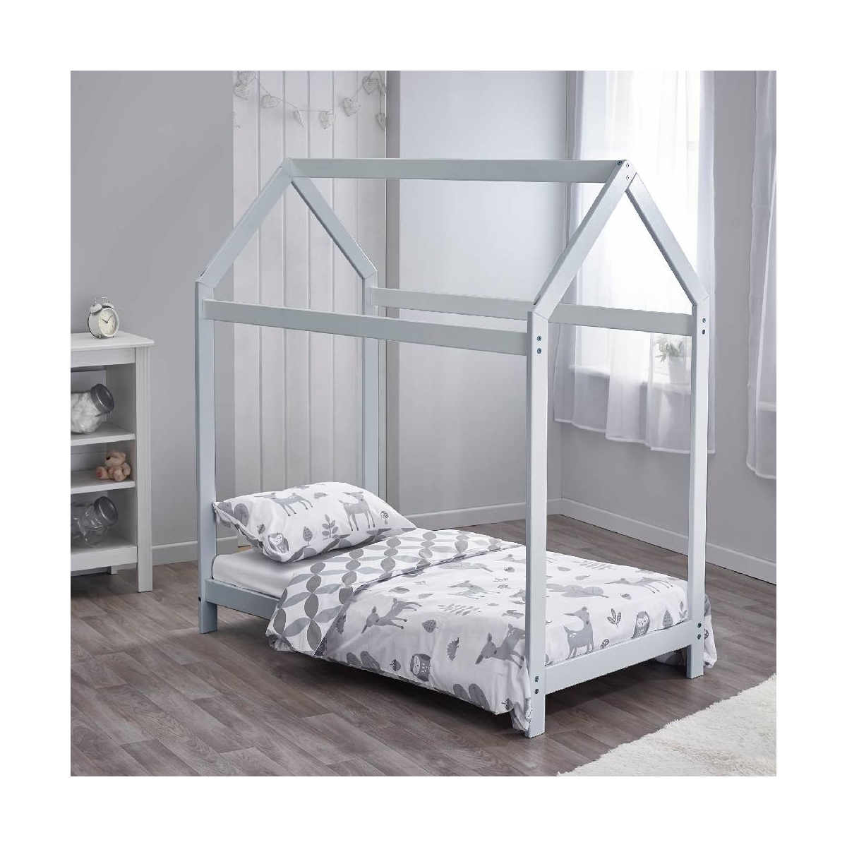Kindervalley Harper Toddle Bed-Grey