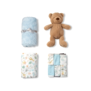 Little Linen Boxed Gift Set-Safari Bear