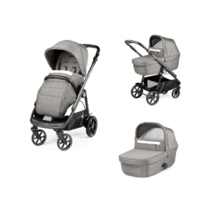 Peg Perego Veloce Stroller + Culla Grande Carrycot-City Grey (20
