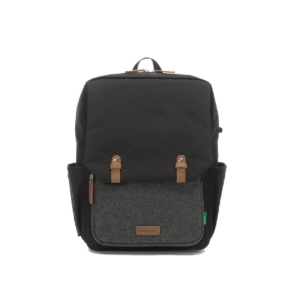 Babymel George Changing Backpack - Black/Tweed