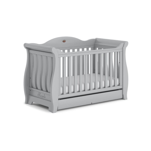 Boori Sleigh Royale Cot Bed-Pebble (2022)