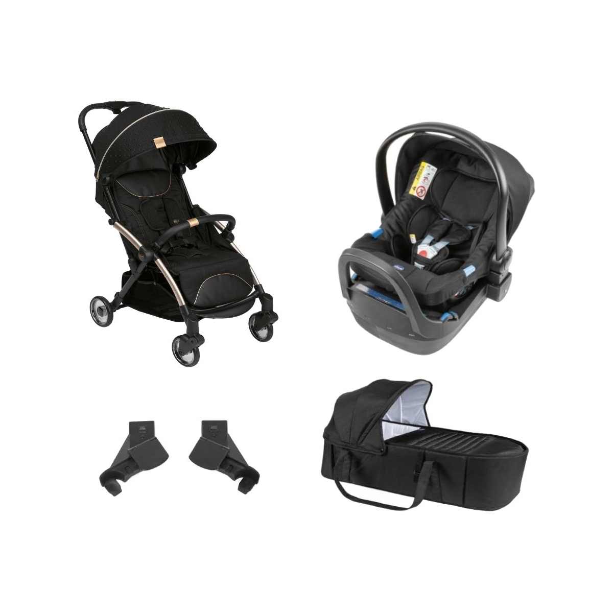Chicco Goody Plus 3in1 Travel System Bundle-Black Re Lux - Everything Baby