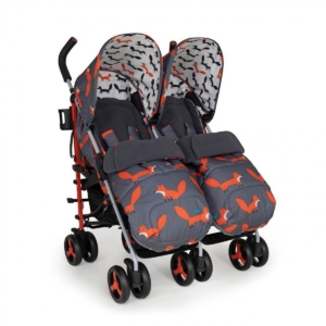 Cosatto Supa Dupa 3 Charcoal-Mister Fox