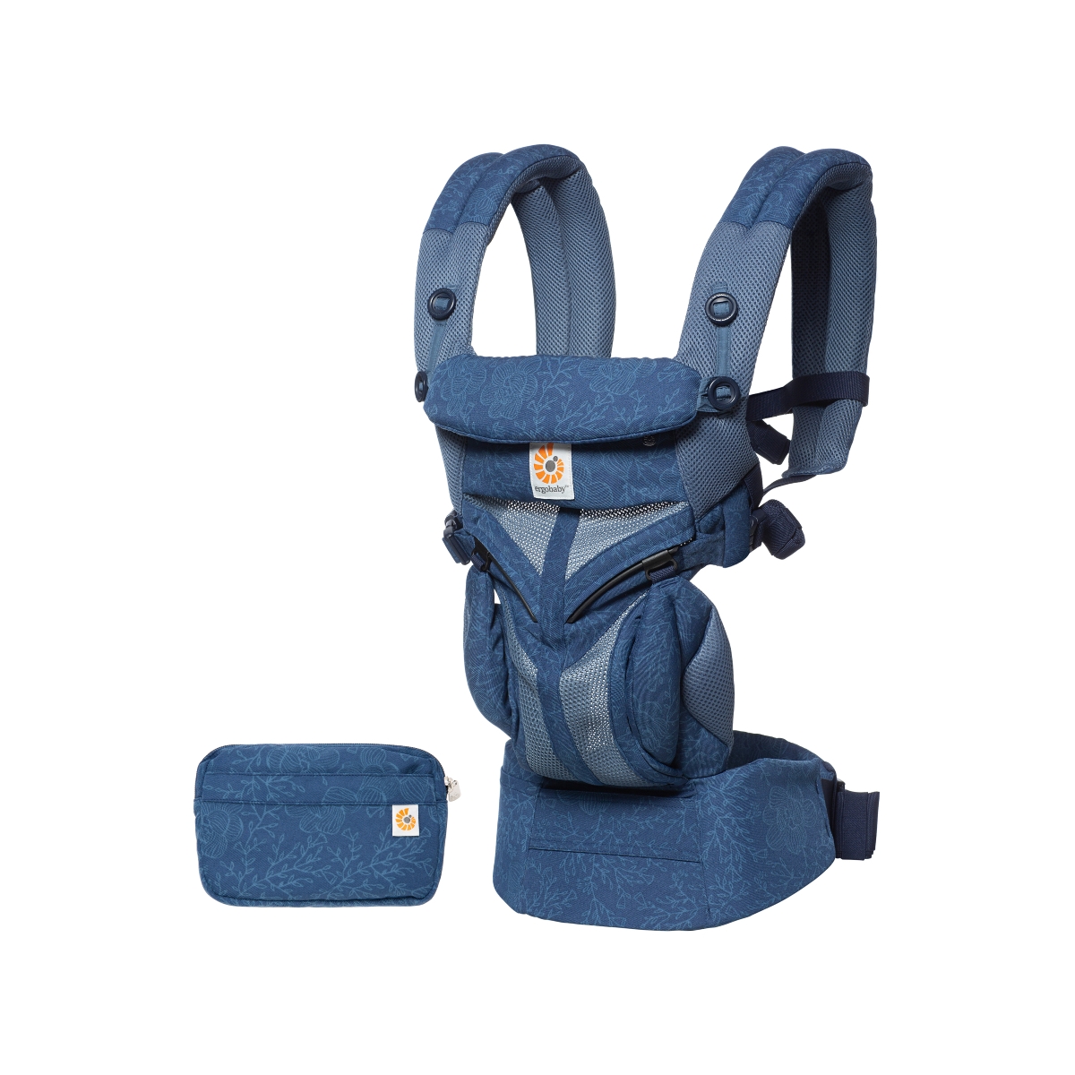 Ergobaby Omni 360 Cool Air Mesh Baby CarrierBlue Blooms (2022