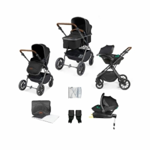 Ickle Bubba Cosmo Gunmetal Frame Travel System With Stratus i-Si