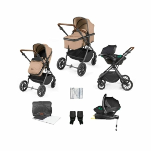 Ickle Bubba Cosmo Gunmetal Frame Travel System With Stratus i-Si