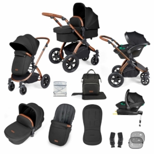 Ickle Bubba Stomp Luxe Bronze Frame Travel System With Stratus i