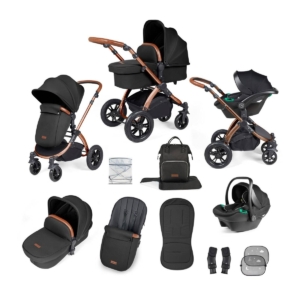 Ickle Bubba Stomp Luxe Bronze Frame Travel System With Stratus i