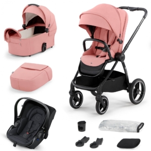 Kinderkraft Nea 3 in 1 Evolution Pro Travel System-Ash Pink