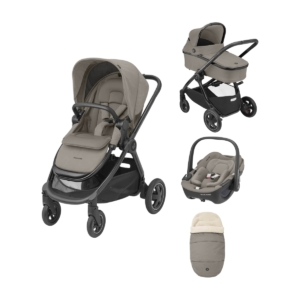 Maxi Cosi Adorra Luxe 360 3in1 Bundle-Twillic Truffle