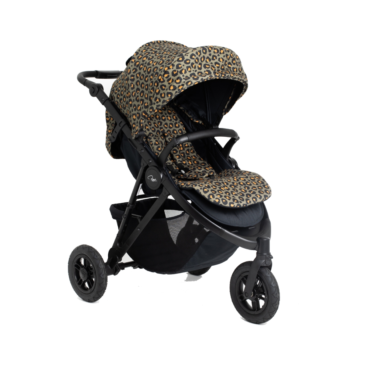 Roma Atlas 3 Wheel Pram-Khaki Leopard