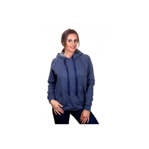 Ubere Mama Francesca Nursing Hoody-Indigo Melange
