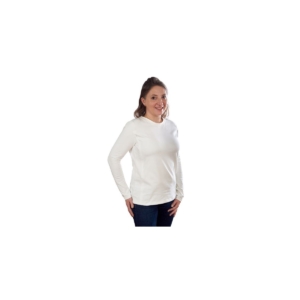 Ubere Mama Suzie Crew Nursing Top-White