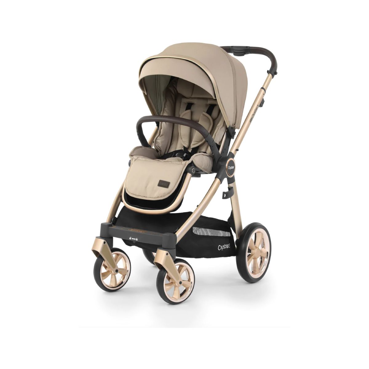 BabyStyle Oyster 3 Champagne Chassis Stroller-Champagne (New)