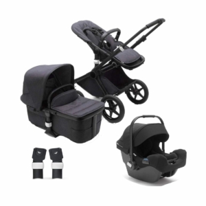 Bugaboo Fox 3 Special Edition Travel System Bundle-Washed Black