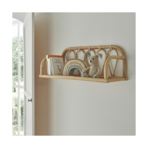 CuddleCo Aria Rattan Shelf-Natural