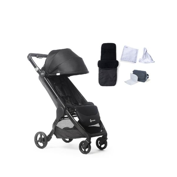 Ergobaby Metro+ Compact City Winter Bundle-Black (2022)