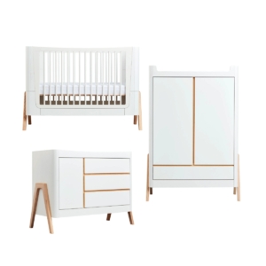 Gaia Hera 3 Piece Roomset-Scandi White/Natural