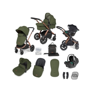 Ickle Bubba Stomp Luxe Bronze Frame Travel System With Stratus i