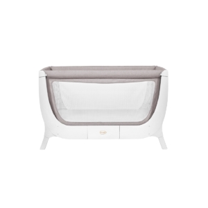 Shnuggle Air Bedside Crib-Stone Grey