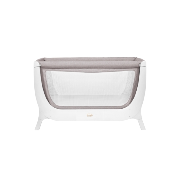 Shnuggle Air Bedside Crib-Stone Grey
