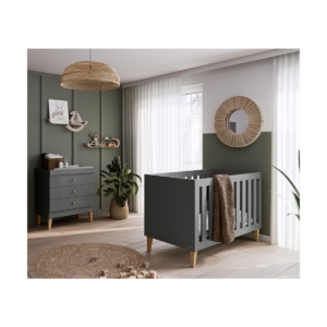 Venicci Saluzzo 2 Piece Roomset-Graphite