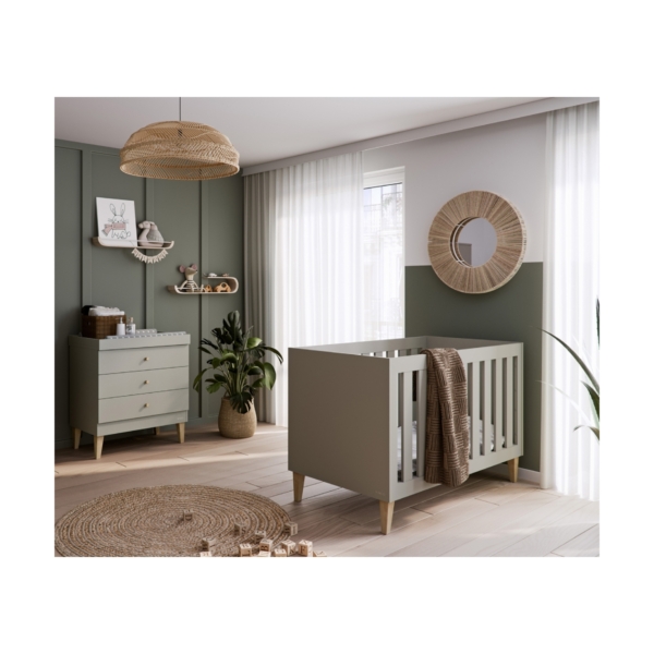 Venicci Saluzzo 2 Piece Roomset-Warm Grey