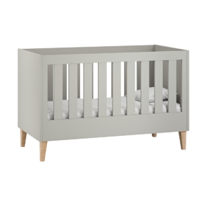 Venicci Saluzzo Cot Bed-Warm Grey