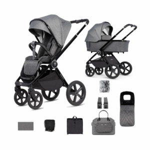 Venicci Tinum Upline 2-in-1 Pram System-Slate Grey