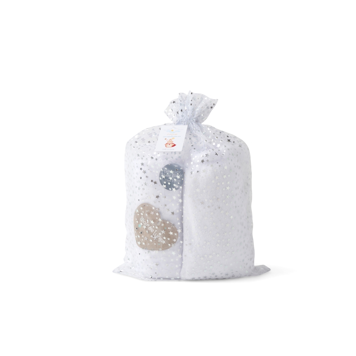 Clair De Lune Dimple Gift Bag-White