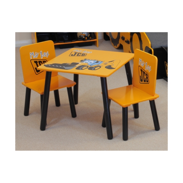 Kidsaw Joey JCB Table & 2 Chairs-Yellow/Black (JCBTC)
