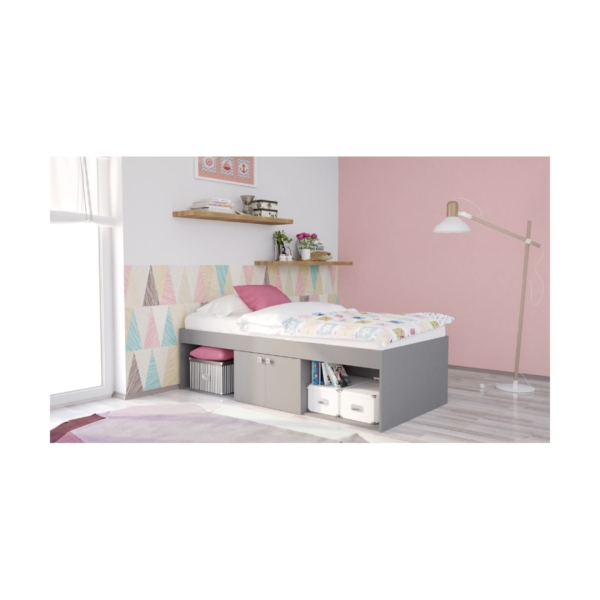 Kidsaw Low Single 3ft Cabin Bed-Grey (K0001G)