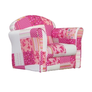 Kidsaw Mini Patchwork Armchair-Pink (MAPW1)